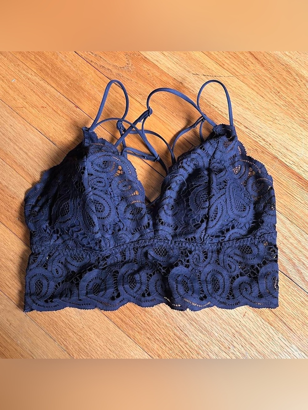 PINK Navy Bralette